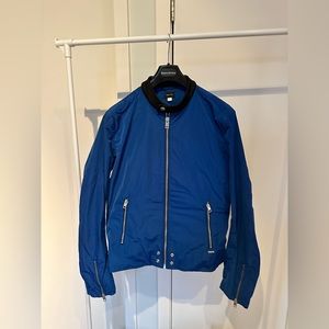 Diesel Blue Bomber Jacket Size XXL